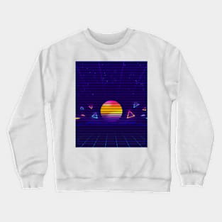 Outrun Me Synthwave Retro Crewneck Sweatshirt